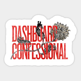 DASHBOARD CONFESSIONAL BAND Sticker